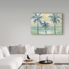 Trademark Fine Art Silvia Vassileva 'Marine Layer Palms' Canvas Art, 30x47 WAP03466-C3047GG